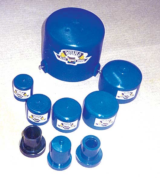 Blue caps